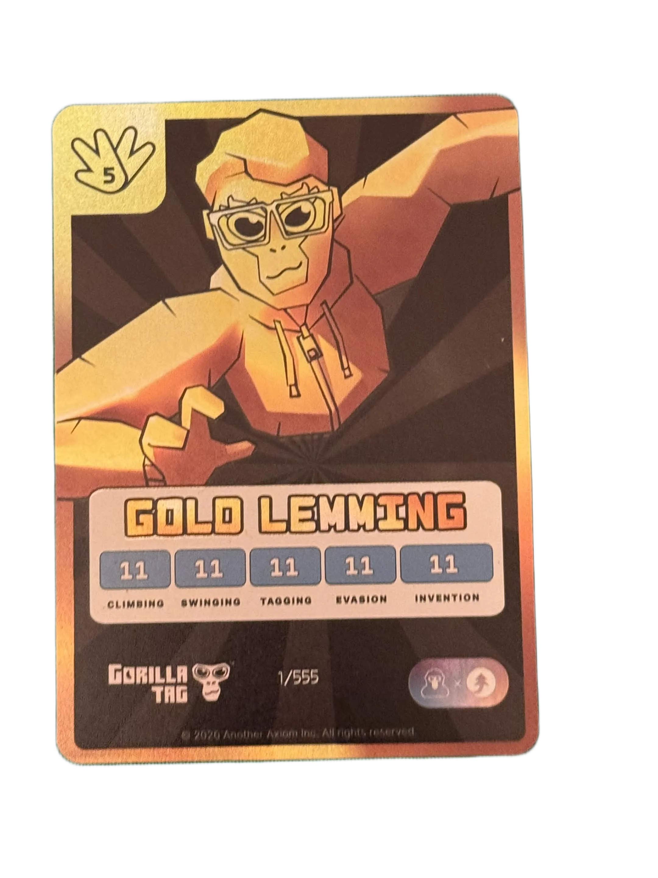 Lemming Gold Trading Card